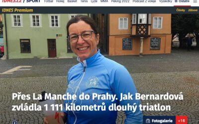 Přes La Manche do Prahy. Jak Bernardová zvládla 1 111 kilometrů dlouhý triatlon — iDnes