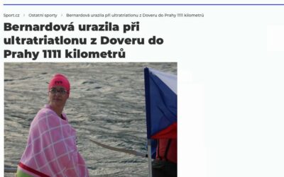 Bernardová urazila při ultratriatlonu z Doveru do Prahy 1111 kilometrů – sport.cz